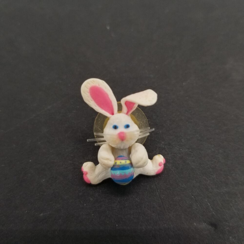 Vintage Plastic Single Easter Bunny Post Earring Jewelry Replacement